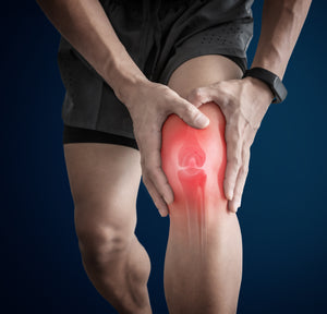 Inflamed knee joints 